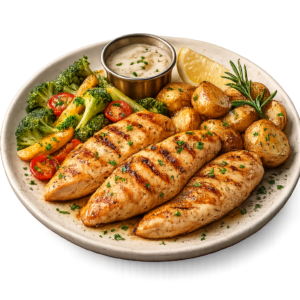 Grilled Beef Steak Plate