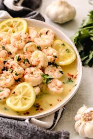 Lemon Shrimp Plate