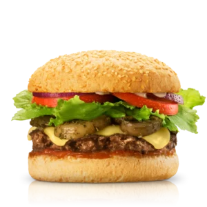 Mushroom Meltdown Burger